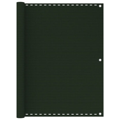 Balkonscherm Hdpe Donkergroen 120 x 400 cm