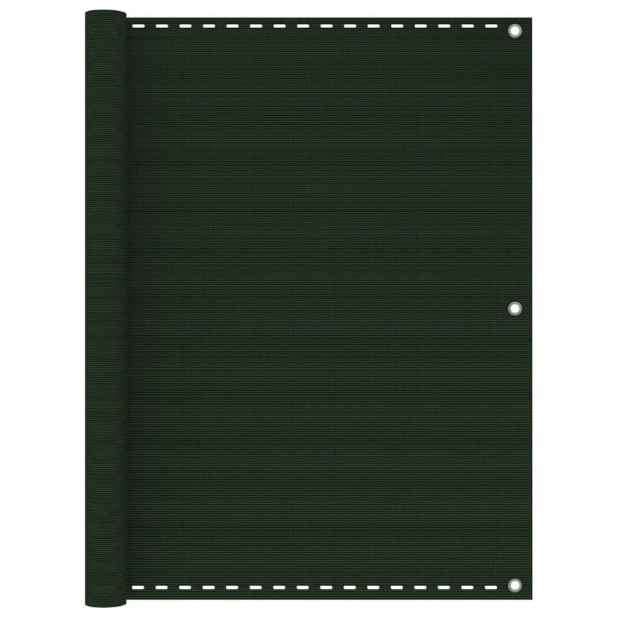 Balkonscherm Hdpe Donkergroen 120 x 400 cm