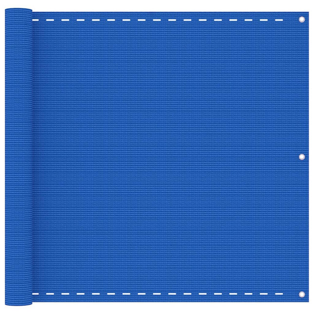 Balkonscherm Hdpe Blauw 90 x 600 cm