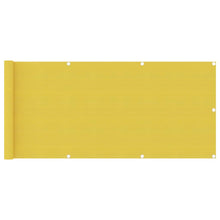 Balkonscherm Hdpe Geel 75 x 500 cm