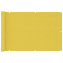 Balkonscherm Hdpe Geel 90 x 400 cm