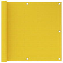 Balkonscherm Hdpe Geel 90 x 600 cm