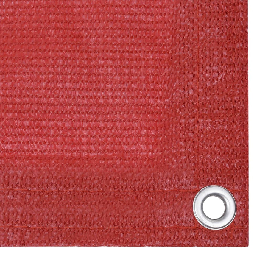 Balkonscherm Hdpe Rood 120 x 300 cm