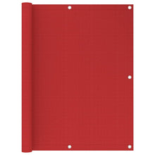 Balkonscherm Hdpe Rood 120 x 500 cm