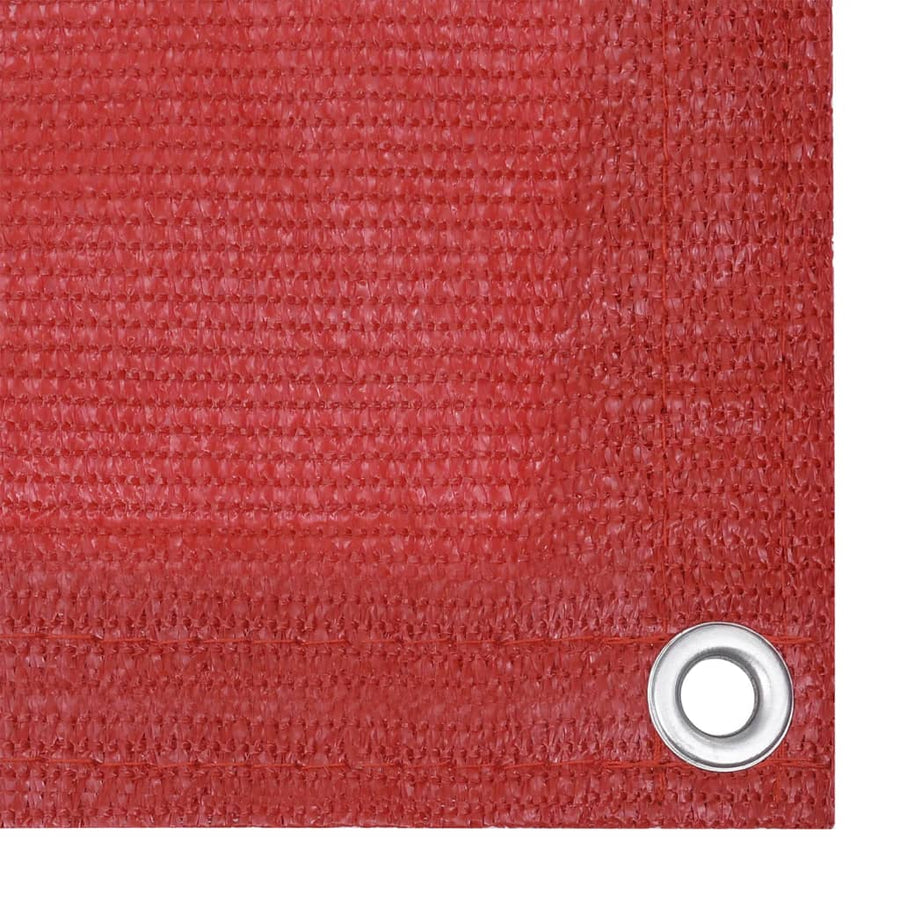 Balkonscherm Hdpe Rood 120 x 500 cm