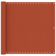 Balkonscherm 90x400 cm oranje HDPE
