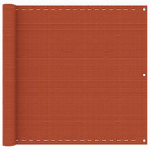 Balkonscherm 90x400 cm HDPE oranje 90 x 400 cm