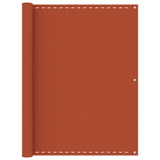Balkonscherm 120x500 cm HDPE oranje