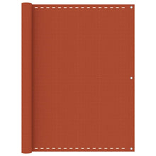 Balkonscherm 120x500 cm HDPE oranje 120 x 500 cm