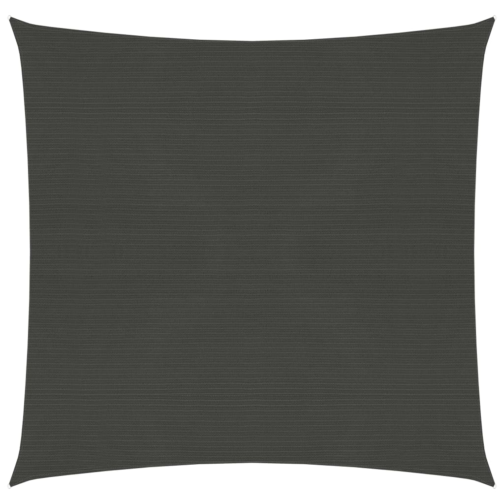 Zonnezeil 160 g/m² 3x3 m HDPE antracietkleurig 3 x 3 m Antraciet