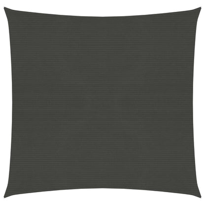 Zonnezeil 160 g/m² 3x3 m HDPE antracietkleurig 3 x 3 m Antraciet