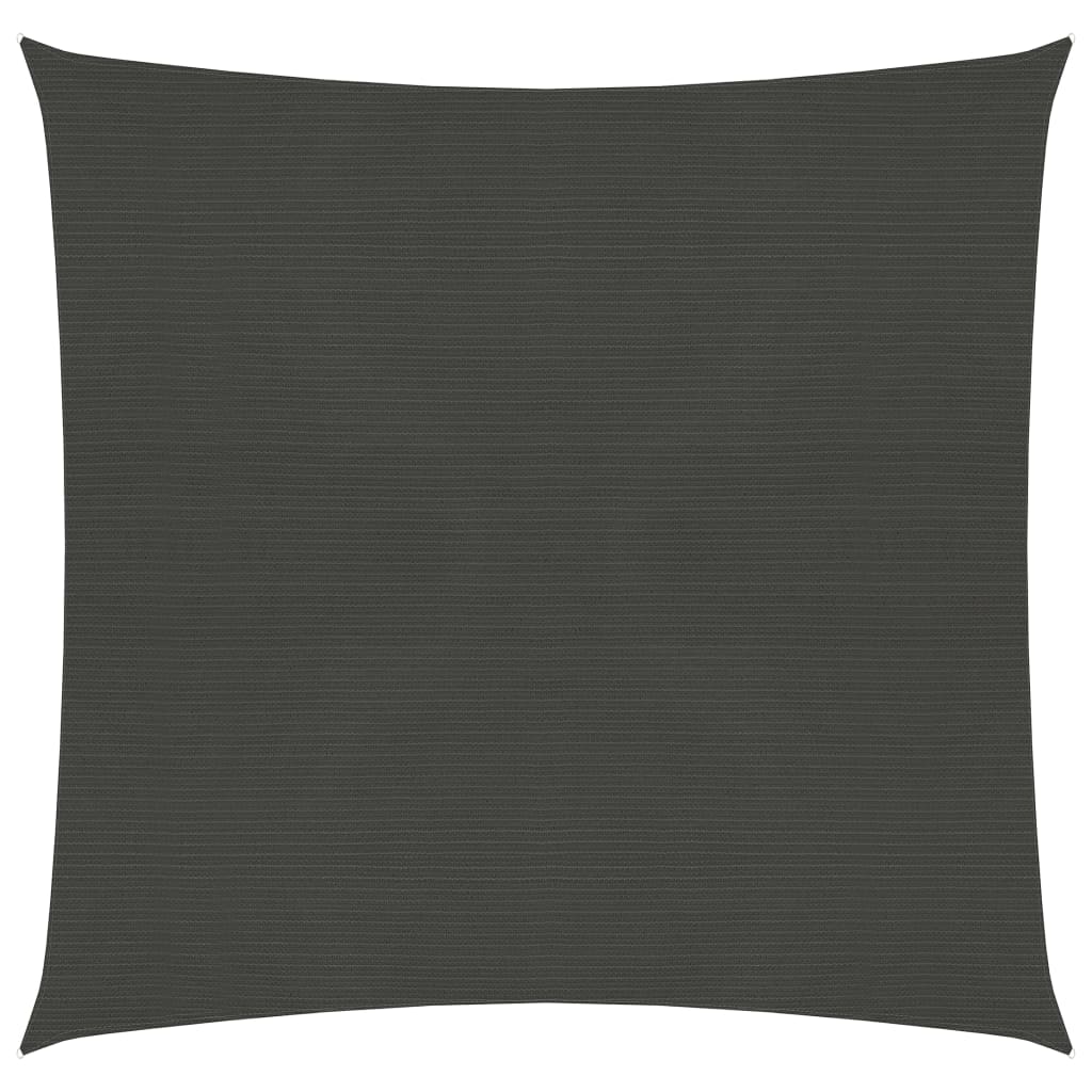 Zonnezeil 160 g/m² 4x4 m HDPE antracietkleurig 4 x 4 m Antraciet
