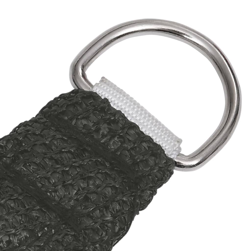 Zonnezeil 160 g/m² 4x4 m HDPE antracietkleurig 4 x 4 m Antraciet