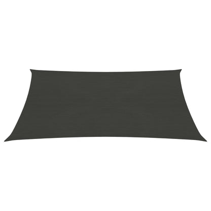 Zonnezeil 160 g/m² 2x2,5 m HDPE antracietkleurig 2.5 x 2 m