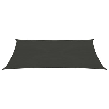 Zonnezeil 160 g/m² 2x4,5 m HDPE antracietkleurig 2 x 4.5 m
