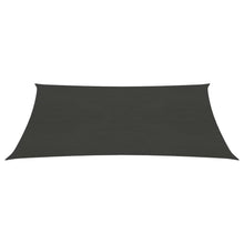 Zonnezeil 160 g/m² 2,5x3,5 m HDPE antracietkleurig 2.5 x 3.5 m