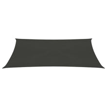 Zonnezeil 160 g/m² 3x4 m HDPE antracietkleurig 3 x 4 m