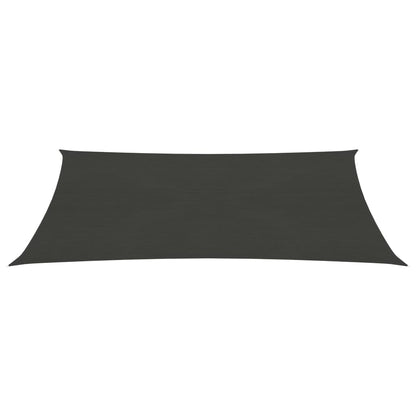 Zonnezeil 160 g/m² 3x4 m HDPE antracietkleurig 3 x 4 m