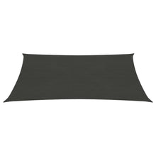 Zonnezeil 160 g/m² 3,5x4,5 m HDPE antracietkleurig 3.5 x 4.5 m