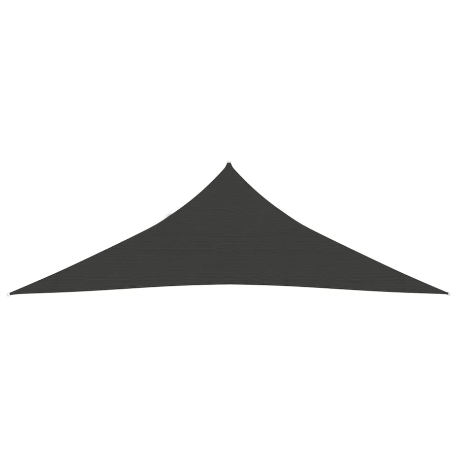 Zonnezeil 160 G/M² 2,5X2,5X3,5 M Hdpe Kleurig Antraciet 2.5 x 2.5 x 3.5 m