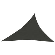 Zonnezeil 3x4x5 m HDPE antraciet