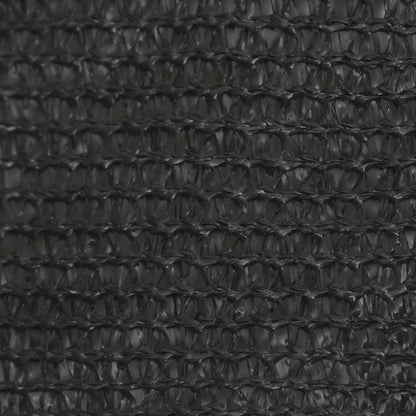 Zonnezeil 160 g/m² 3x4x5 m HDPE antracietkleurig 3 x 4 x 5 m