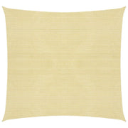 Zonnezeil 5x5 m HDPE beige