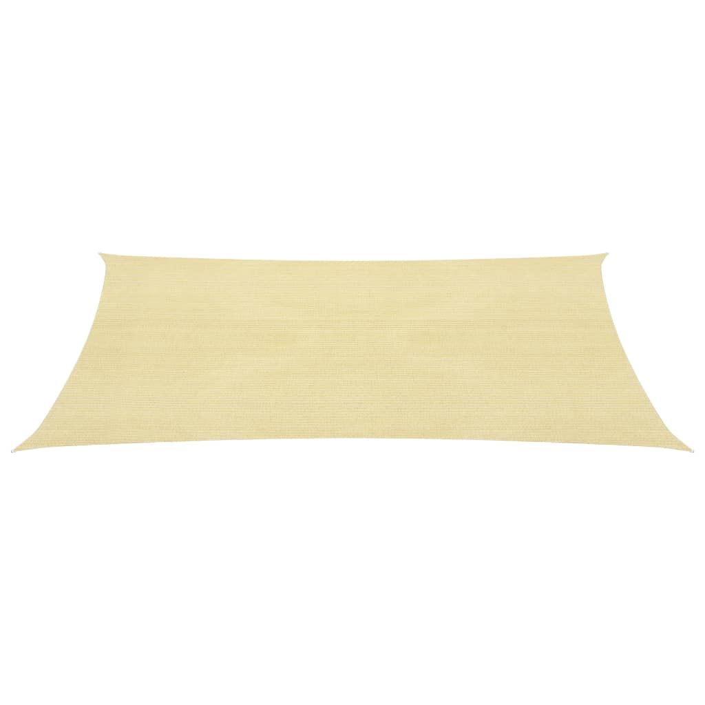 Zonnezeil 160 g/m² 2x2,5 m HDPE beige 2 x 2.5 m