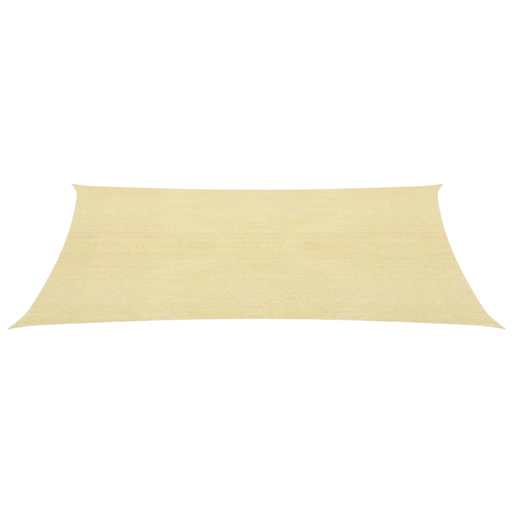 Zonnezeil 160 g/m² 2x3 m HDPE beige 2 x 3 m