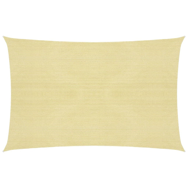 Zonnezeil 160 g/m² 2x3,5 m HDPE beige 2 x 3.5 m