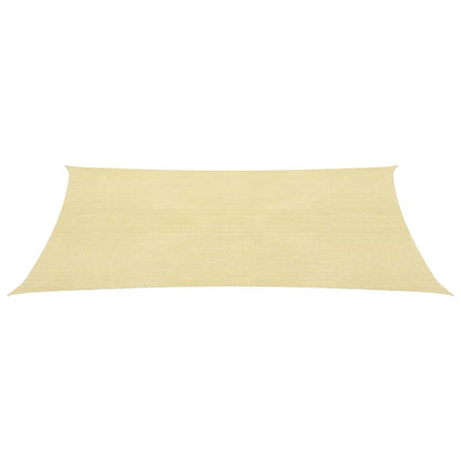 Zonnezeil 160 g/m² 2x3,5 m HDPE beige 2 x 3.5 m