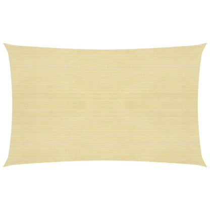 Zonnezeil 160 g/m² 2x4,5 m HDPE beige 2 x 4.5 m