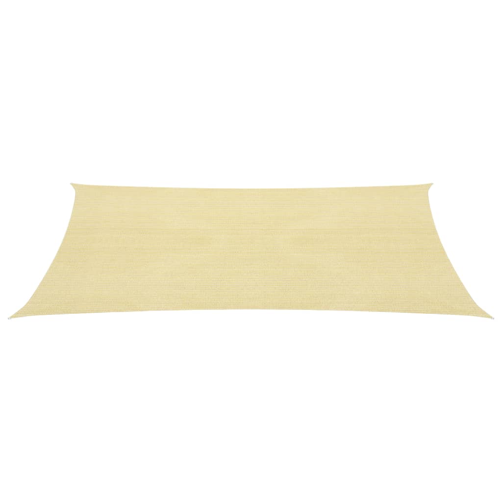 Zonnezeil 160 g/m² 2x4,5 m HDPE beige 2 x 4.5 m
