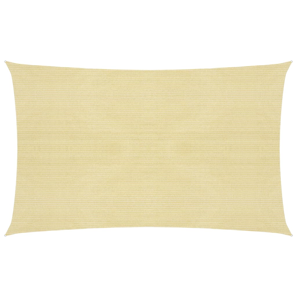 Zonnezeil 160 g/m² 2x5 m HDPE beige 2 x 5 m