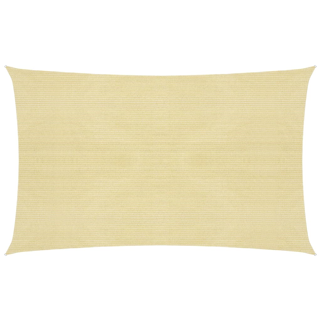 Zonnezeil 160 g/m² 2,5x4,5 m HDPE beige 2.5 x 4.5 m