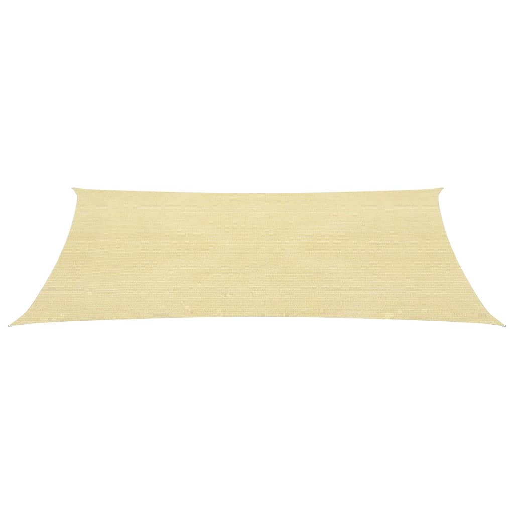Zonnezeil 160 g/m² 2,5x4,5 m HDPE beige 2.5 x 4.5 m