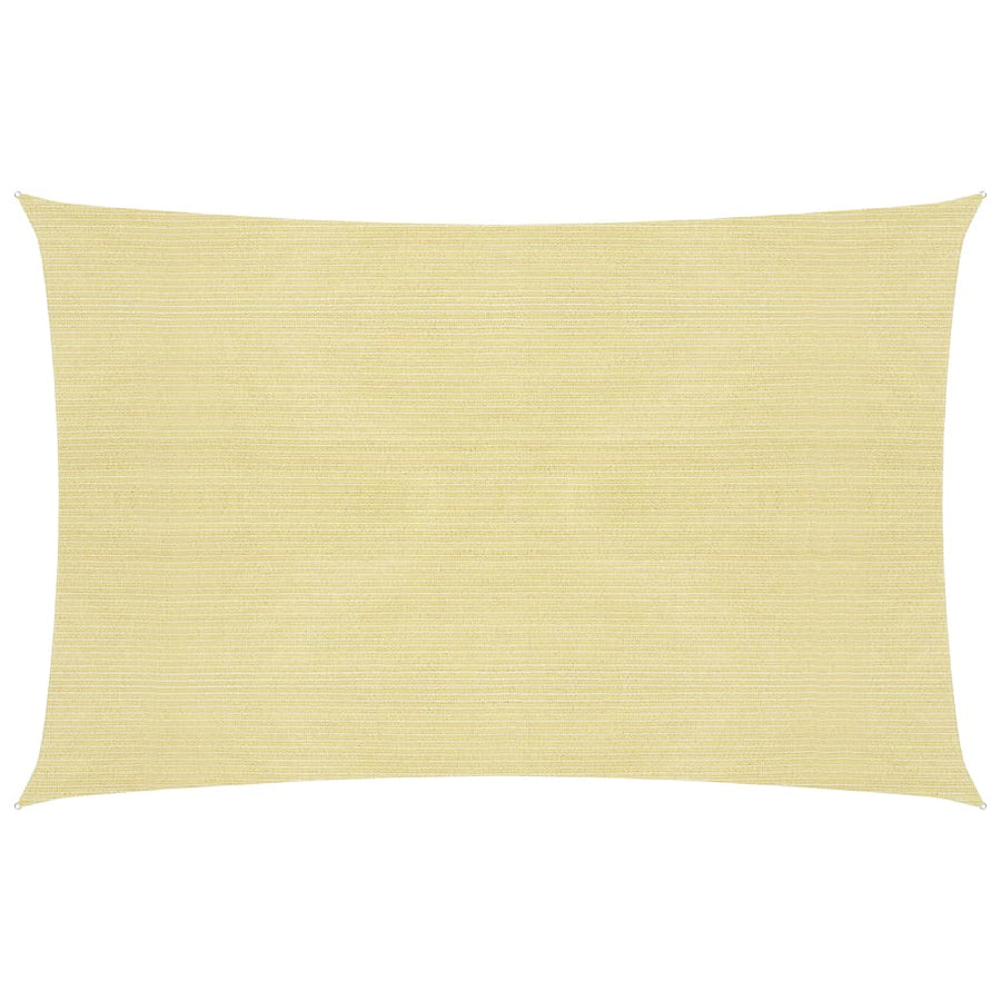 Zonnezeil 160 g/m² 3x4 m HDPE beige 3 x 4 m