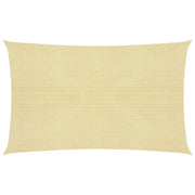 Zonnezeil 3x6 m HDPE beige