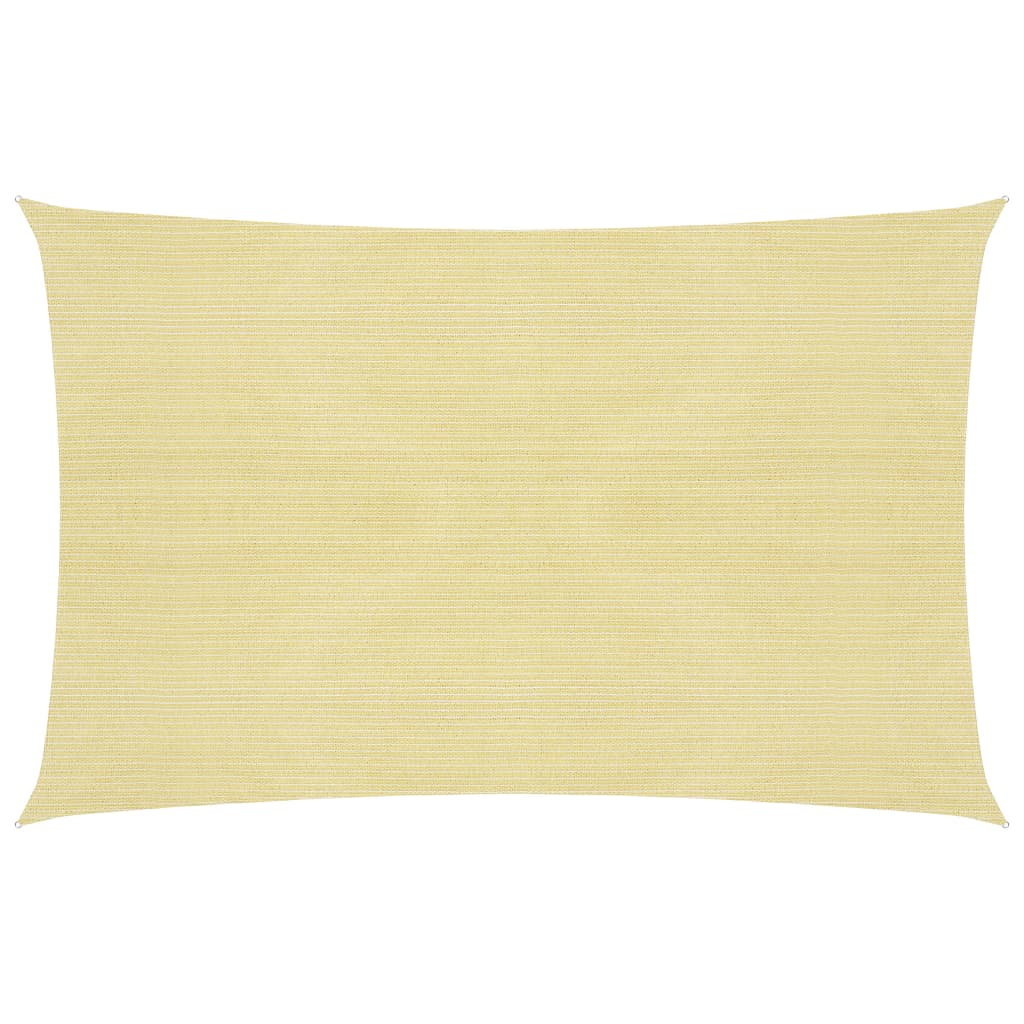 Zonnezeil 160 g/m² 3,5x4,5 m HDPE beige 3.5 x 4.5 m