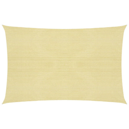 Zonnezeil 160 g/m² 3,5x4,5 m HDPE beige 3.5 x 4.5 m