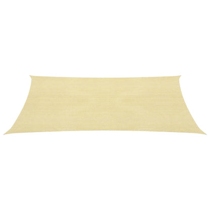 Zonnezeil 160 g/m² 3,5x4,5 m HDPE beige 3.5 x 4.5 m
