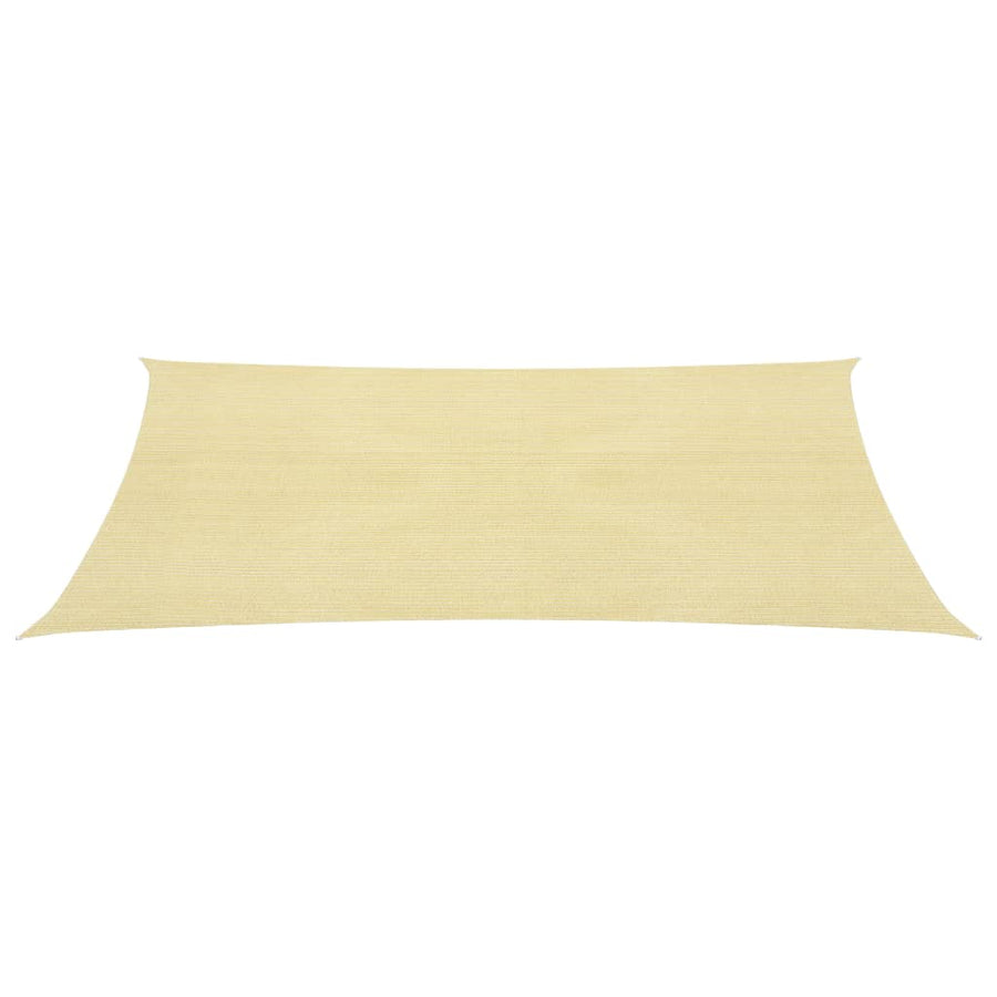 Zonnezeil 160 g/m² 3,5x4,5 m HDPE beige 3.5 x 4.5 m