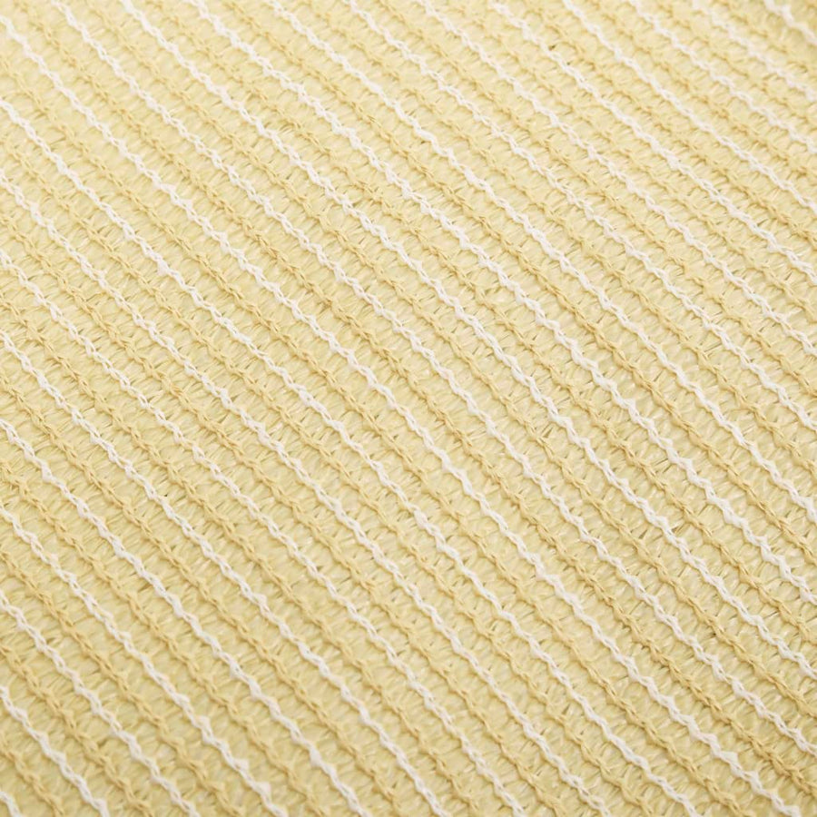 Zonnezeil 160 g/m² 3,5x4,5 m HDPE beige 3.5 x 4.5 m