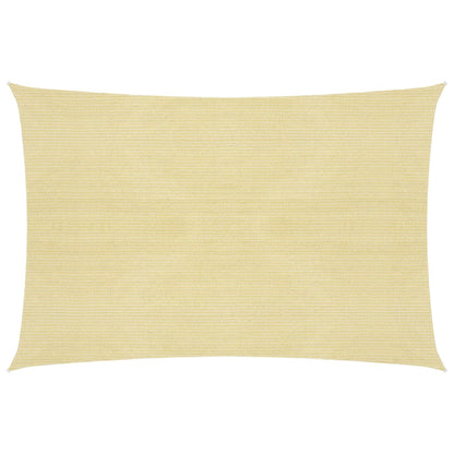 Zonnezeil 160 G/M² Hdpe Beige 6 x 7 m
