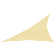 Zonnezeil 3x4x5 m HDPE beige