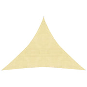 Zonnezeil 4x4x4 m HDPE beige