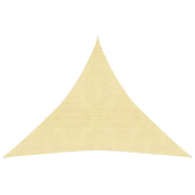 Zonnezeil 4,5x4,5x4,5 m HDPE beige