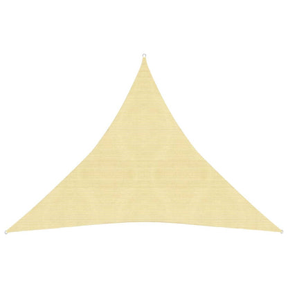 Zonnezeil 160 G/M² 4,5X4,5X4,5 M Hdpe Beige 4.5 x 4.5 x 4.5 m