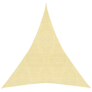 Zonnezeil 5x6x6 m HDPE beige