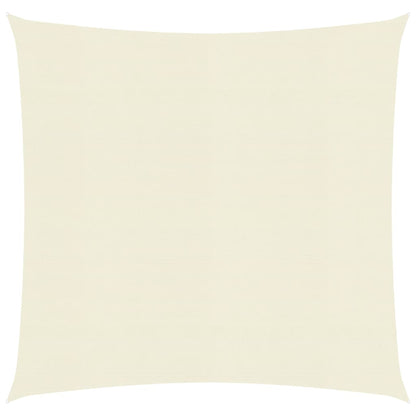 Zonnezeil 160 g/m² 5x5 m HDPE crèmekleurig 5 x 5 m Crème